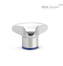 Трёхлепестковая ручка GN 5445-40-M6-PL-H ELESA+GANTER