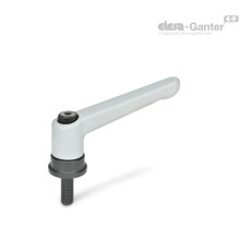 Регулируемая ручка рычажного типа GN 300.4-108-M12-85-SR ELESA+GANTER