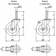 Колеса EC03MBT125X32F EMES