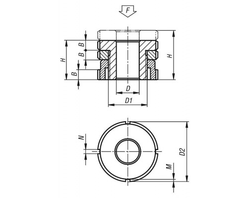 Опора K0097.0506 Kipp