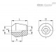 Коническая ручка P.390/25-8 (47011) ELESA+GANTER