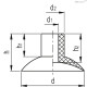 Вакуумная присоска VVH-22-S (VV.52064) ELESA+GANTER