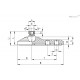 Регулируемая опора LV.FO-60-14-AS+SJF-M6 (300266) ELESA+GANTER