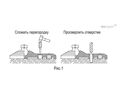 Регулируемая опора LV.FO-60-14-AS+SJF-M6 (300266) ELESA+GANTER
