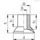 Вакуумная присоска VVH-15-S (VV.52046) ELESA+GANTER