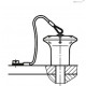 Удерживающий трос CV-T-A-P-18-500 (76236) ELESA+GANTER