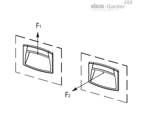 Ручка-купе EPR.90-PF-C1 (261051-C1) ELESA+GANTER