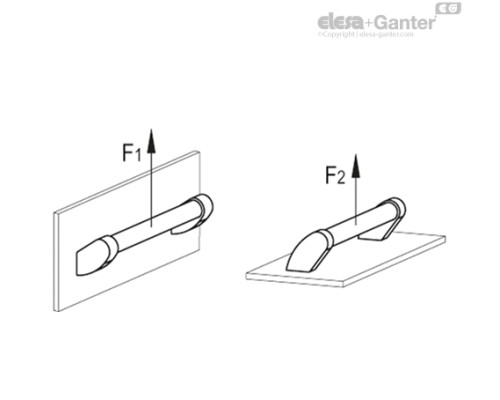 Выносная трубчатая ручка M.1053 P/30-495-SST (36937) ELESA+GANTER