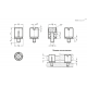 Регулируемая опора GN 355-M12x1-4,5-ST ELESA+GANTER