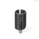 Регулируемая опора GN 355-M12x1-4,5-ST ELESA+GANTER