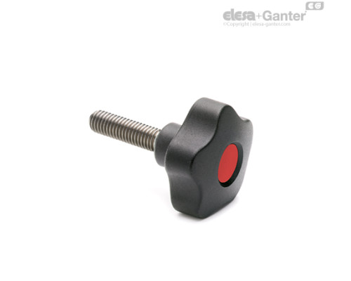 Лепестковая поворотная ручка VCT.32-SST-p-M6x16-C6 (69881-C6) ELESA+GANTER