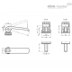 Прижимная ручка с эксцентриковым кулачком GN 927.2-63-M6-A-Z ELESA+GANTER