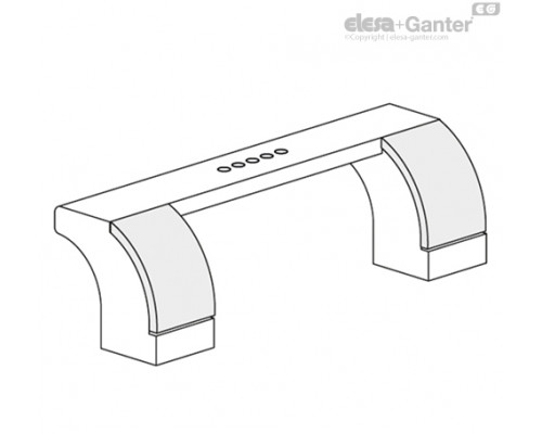 Декоративная заглушка винтов ECA.P5-C17 (29865-C17) ELESA+GANTER