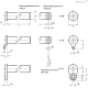 Монтажный штифт GN 2342-NI-8-20-B-1 ELESA+GANTER
