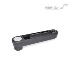 Кривошипная рукоятка с откидной ручкой GN 472.3-80-B10-SW ELESA+GANTER