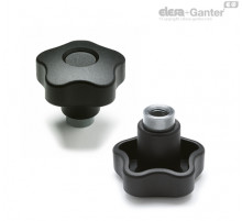 Лепестковая ручка с функцией защиты VCTS-Z-40-SST-M8 (169652) ELESA+GANTER