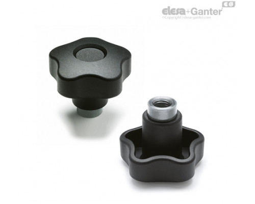 Лепестковая ручка с функцией защиты VCTS-Z-50-SST-M8 (169662) ELESA+GANTER