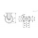 Колёсико RE.F8-080-PBL-SST-N (450801) ELESA+GANTER