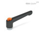 Регулируемая ручка рычажного типа GN 303.2-78-M8-SW-G ELESA+GANTER