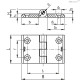 Петли CFM-L-A.60-120-SH-8 (425818) ELESA+GANTER