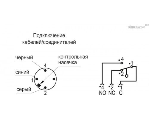 Петля CFSQ.60-SH-6-C-A-D-IP69K (427011-IP69K) ELESA+GANTER