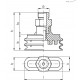 Вакуумная присоска VVG-15-45-G1/4-M-N (VV.51005) ELESA+GANTER