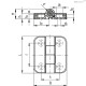 Петли CFQ.50 CH-4-C9 (426332-C9) ELESA+GANTER