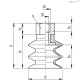 Вакуумная присоска VVP-85-G1/4-T-S (VV.60514) ELESA+GANTER