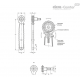 Ключ с трещоткой GN 318-178-M8-16-C ELESA+GANTER