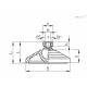 Регулируемая опора LV.A-80-14-AS+SJF-M8 (300217) ELESA+GANTER