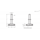Регулируемая опора GN 339-29-M6-45-KR-ST ELESA+GANTER