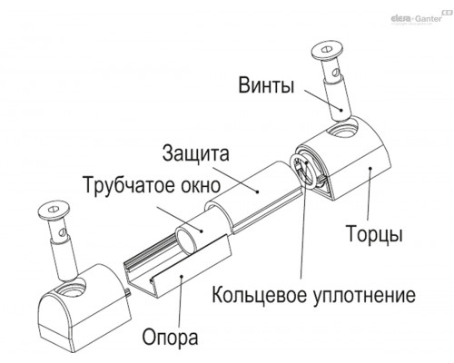Индикатор HCK.508-SST-M12-FKM-PC-P-80-NO (118345) ELESA+GANTER