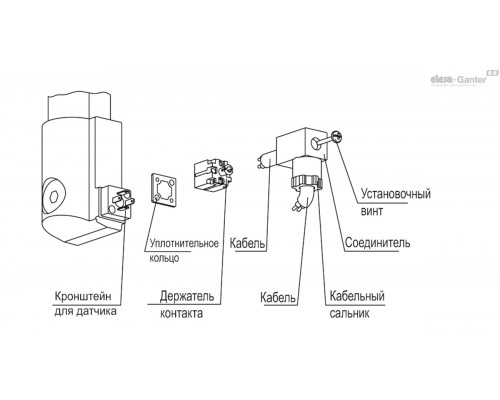 Индикатор HCK.508-SST-M12-FKM-PC-P-80-NO (118345) ELESA+GANTER