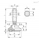 Регулируемая опора LSQ.VA-32-14-SST-M16x108 (360134) ELESA+GANTER