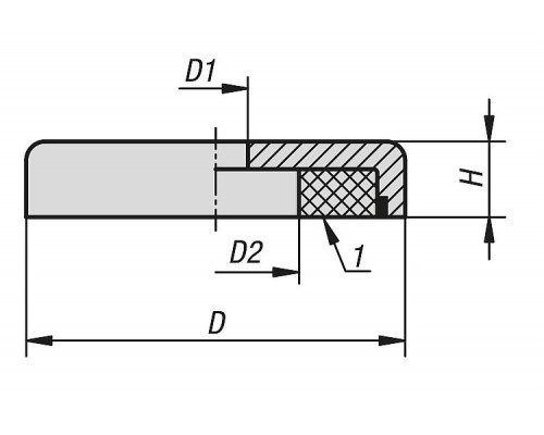 Магнит K1399.120 Kipp