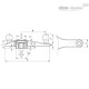 Трехлопастный маховик EYK.400+EBS A-20-C1 (208311-C1) ELESA+GANTER