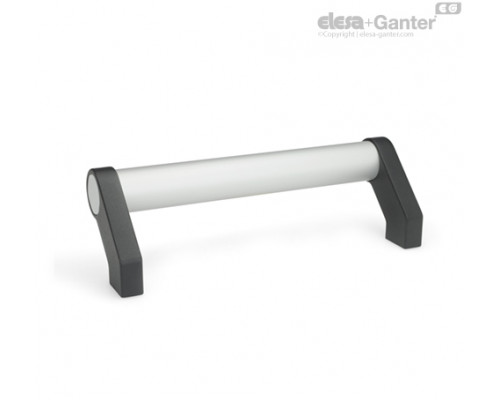 Трубчатая ручка GN 333-28-400-A-EL ELESA+GANTER