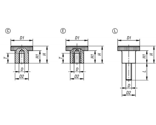 Ручка K1223.302205X15 Kipp