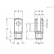 Вильчатая головка DIN 71752-6-24-M6L ELESA+GANTER