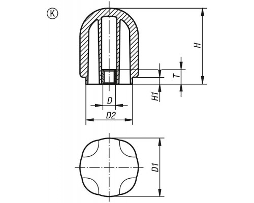 Ручка K0280.4206 Kipp