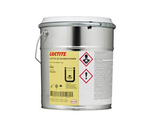 Клей полиуретановый 2K пастообразный (Компонент A+B), банка, LOCTITE UK 8303B60/UK5400 9KG