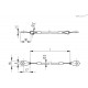 Удерживающий трос CV-T-2P-200 (76246) ELESA+GANTER