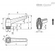 Регулируемая ручка MRX.40 B-M5 (141131) ELESA+GANTER