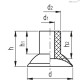Вакуумная присоска VVH-18-A (VV.52050) ELESA+GANTER
