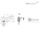 Регулируемая ручка MRX.80-C2-p-M8x70-C1 (142197-C2-C1) ELESA+GANTER