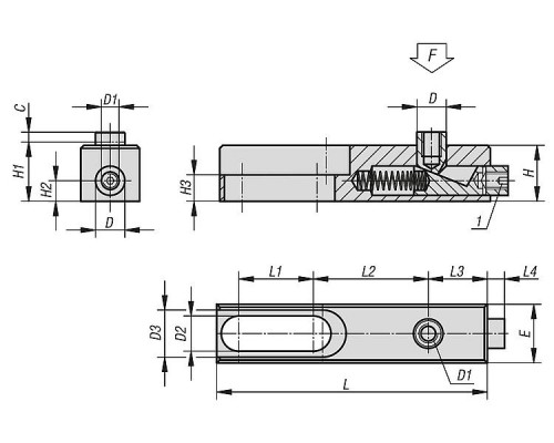 Планки K0889.006 Kipp