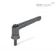Регулируемая ручка рычажного типа GN 300.4-63-M6-20-SZ ELESA+GANTER