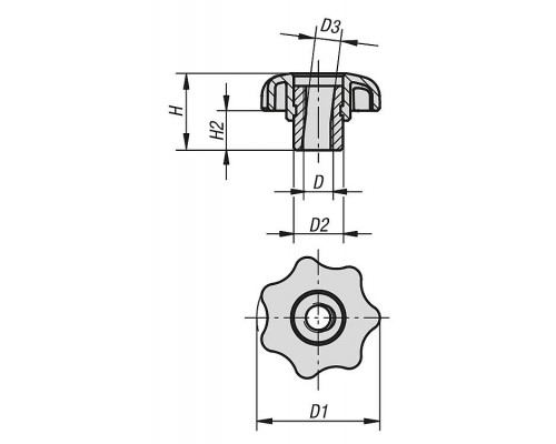 Ручка K0156.08 Kipp