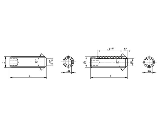 Винты K0707.03X20 Kipp