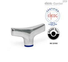 Гайка-барашек GN 8341-63-M6-PL-H ELESA+GANTER